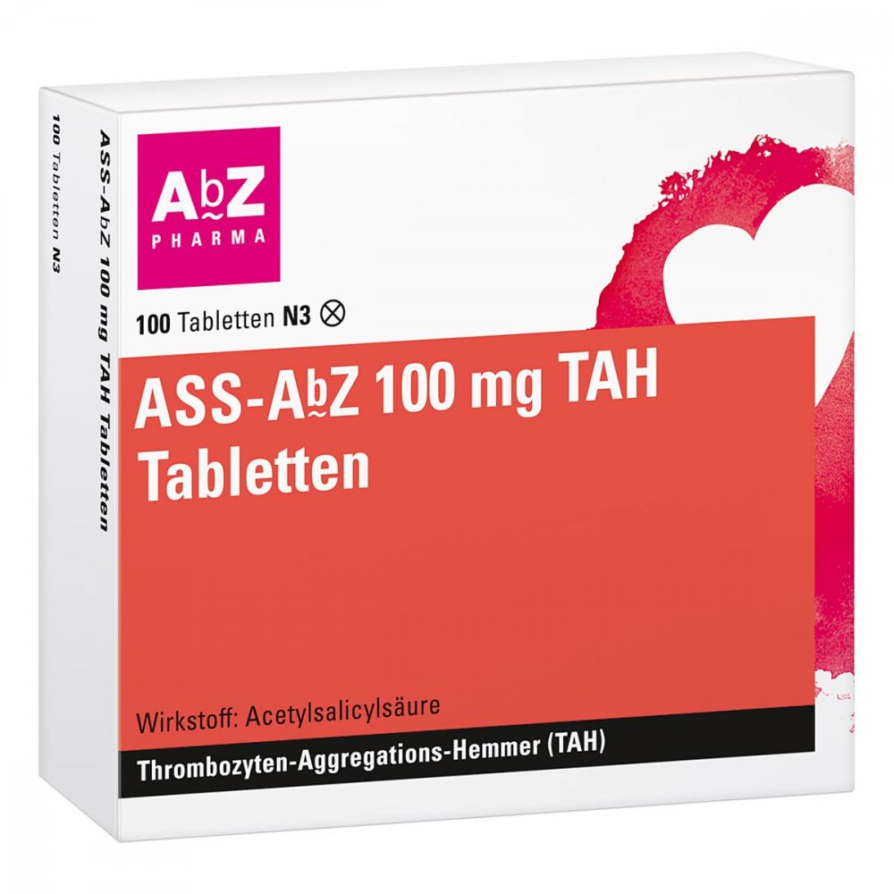AbZ Pharma GmbH ASS-AbZ 100mg TAH Tabletten 11481830