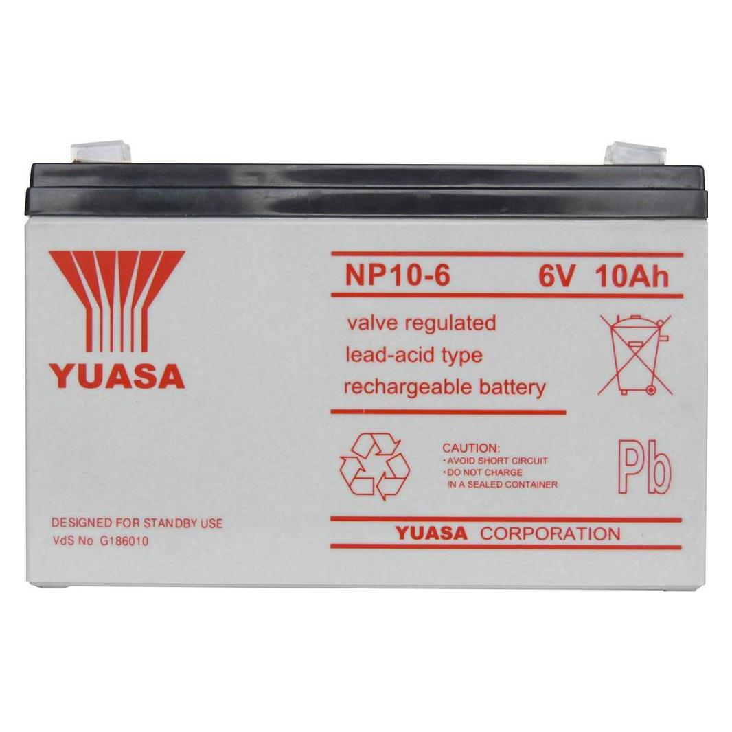 Yuasa Bleiakku 6 V 10 Ah NP10-6 NP10 (10000 mAh, 6 V) (NP10/6)