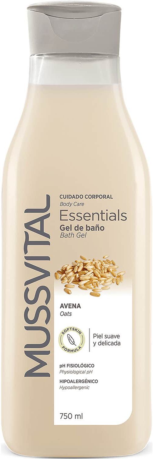 MUSSVITAL Essentials Gel de Baño Extracto de Avena 750ml