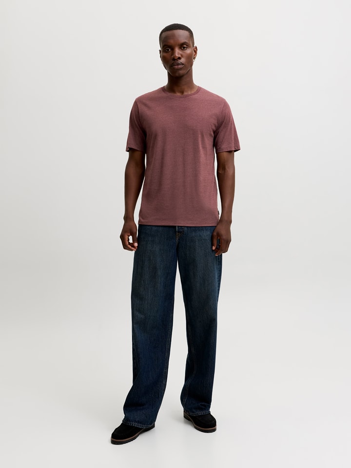 Jack & Jones Shirt "Jjeorganic" in Rot - M