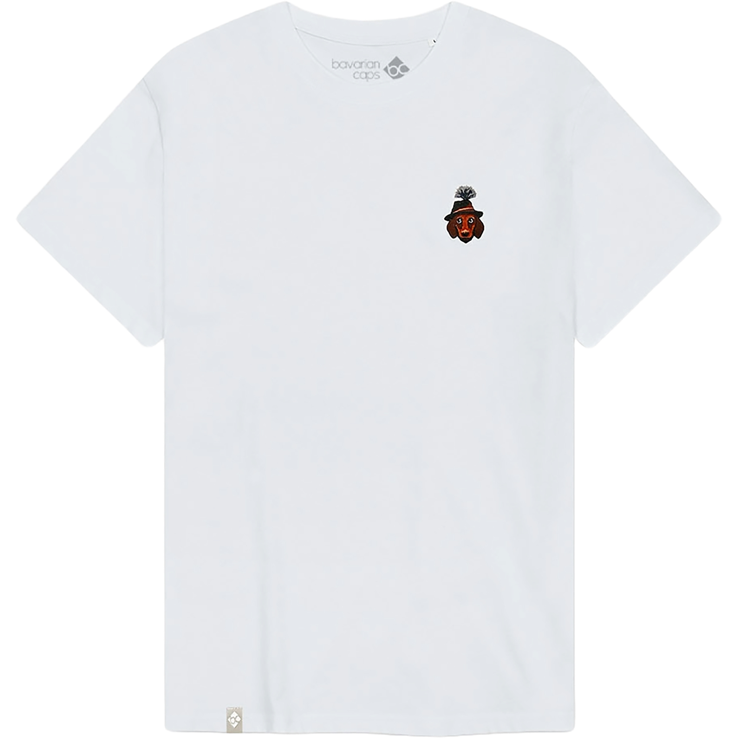 Bavarian Caps Monsieur Waldi Herren T-Shirts weiss Größe XXL Lifestyle Hautfreundlich
