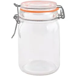 Esschert Design Einmachgläser 6er Set L, Einmachgläser, Transparent