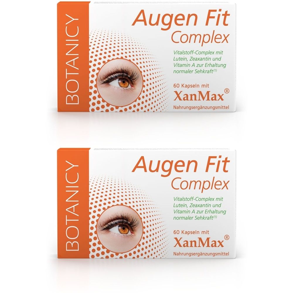 Augen FIT Complex mit XanMax Kapseln 2x 2x60 St