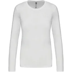 Kariban Damen T-Shirt langarm K383 white XL