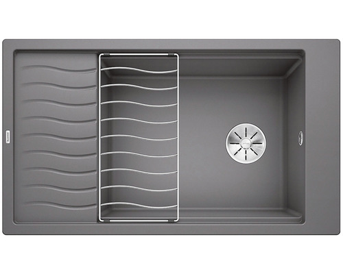 Blanco Elon XL 8 - Silgranitspüle, 860x500 mm, Felsgrau 524871