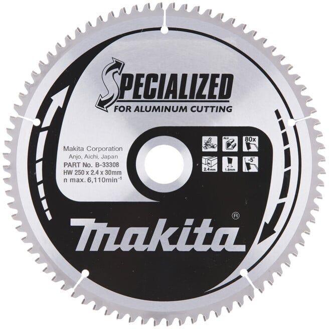 Scie spécialisée Makita.250x30x80Z (B-33308) (B-33308)