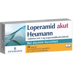 Loperamid akut Heumann 10 St Tabletten