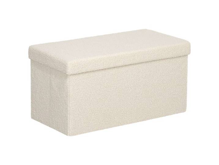 Banc de rangement pliable - Rangement caché 84 L - Confort rembourré - Design pliable - Utilisation polyvalente