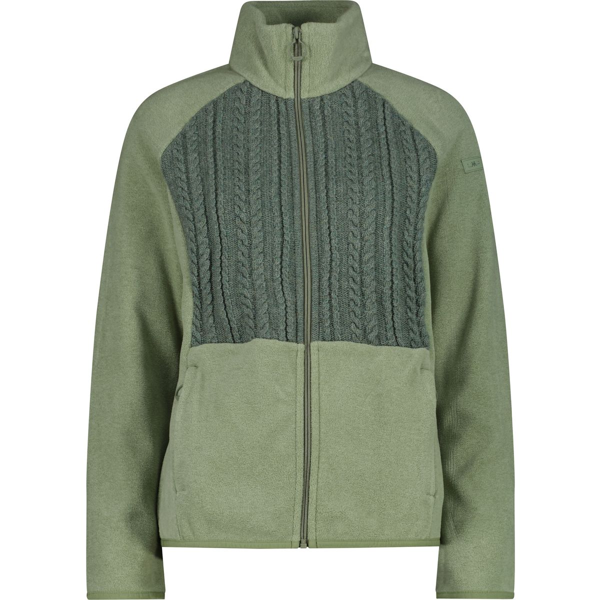 CMP Woman Wool Wool Fleece Fleece Jacket green tea mel. (E636) 36 36J3266-E636-36