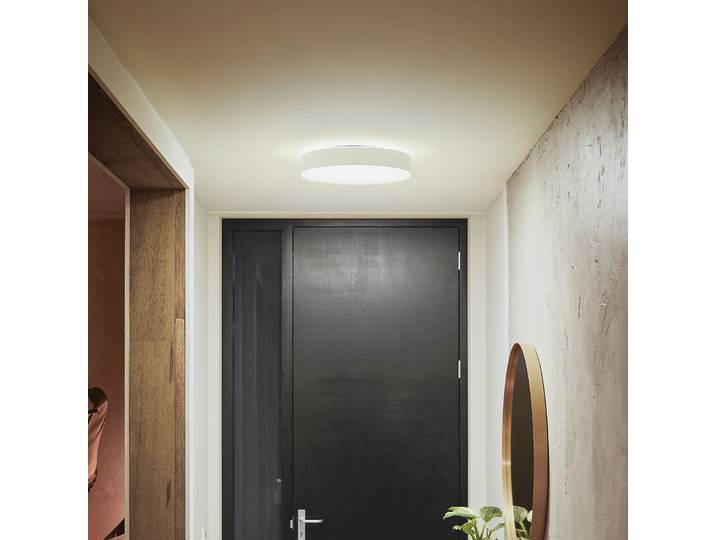 Plafonnier Hue Enrave M White Amb. White - Philips Hue - Salon / séjour - Moderne - Métal - Rond