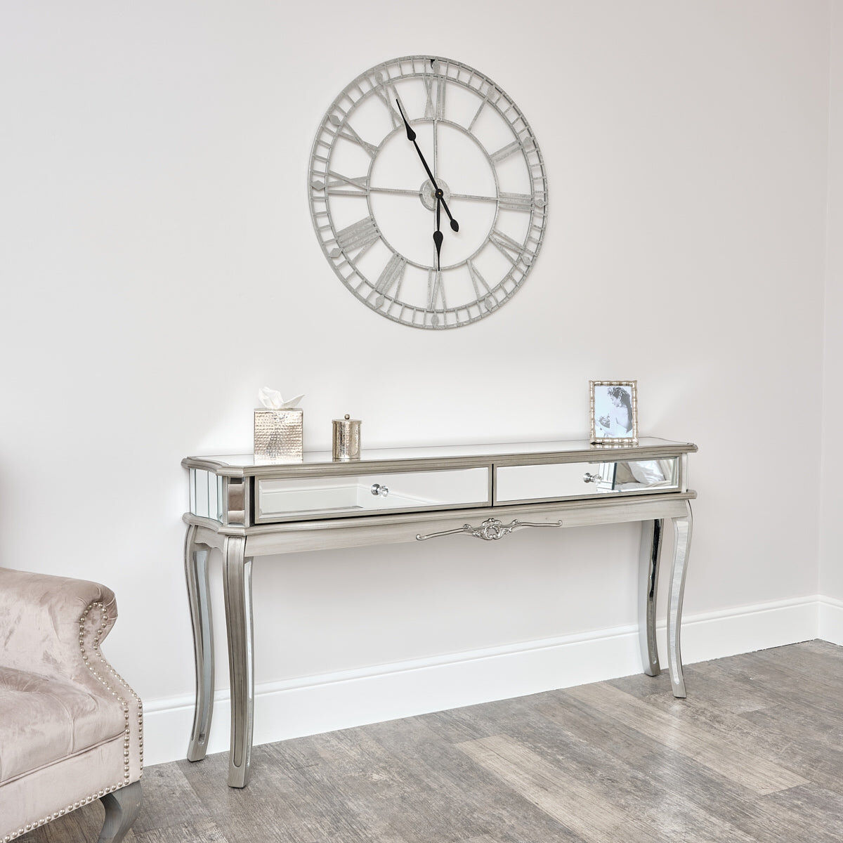 Large Mirrored Console Table - Tiffany Range Material: Furniture/Furniture Ranges/Tiffany Range