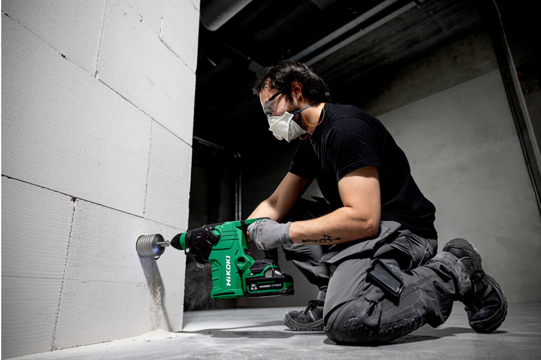 HiKOKI Bohrhammer SDS-Plus DH3635DCW2Z 36V Brushless)
