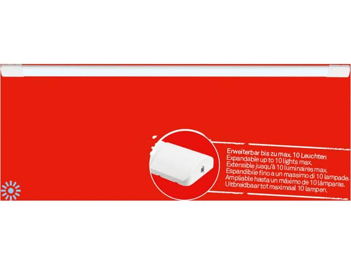 LED Arbeitsleuchte BRILONER LEUCHTEN WARA , weiß, B:4,5cm H:51cm L:7cm, Leuchten, LED Arbeitsleuchte, 121,5x7x2,5 cm, Küche, Schrank, Werkstatt