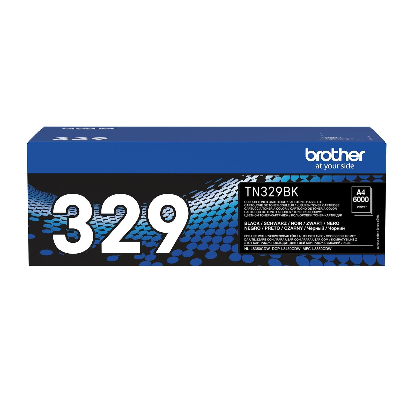 Brother Original TN329BK Toner schwarz 6.000 Seiten (TN-329BK)