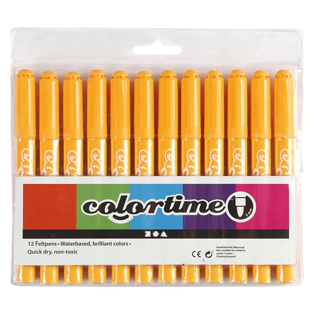 Creativ Company Warm gele Jumbo Stiften, 12st. (12x) (37350)