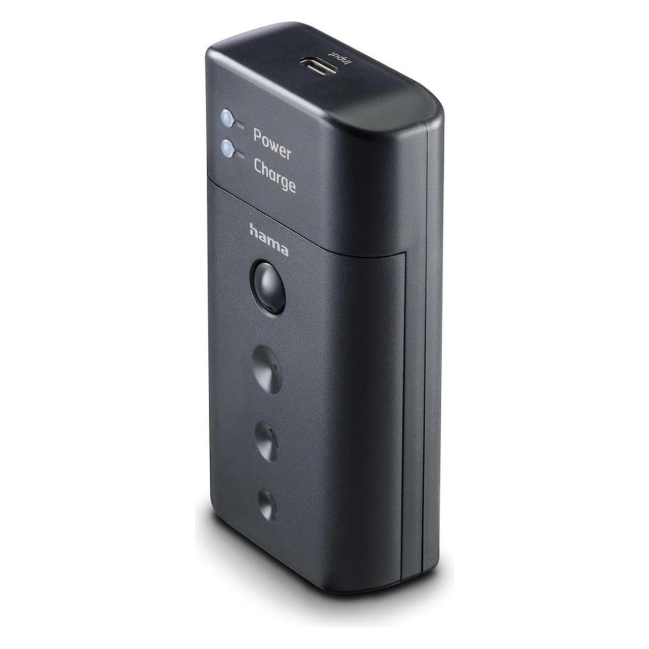 Hama Universal Charger Delta Travel For Li-ION-Accu's + AA/AAA-Cellen USB-C (1 Stk., AA, AAA) (00081390)