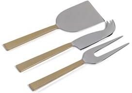 Zodax Stassi Two-Tone Polished Cheese Knife Set