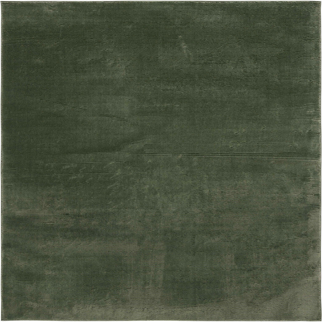 17 Stories Revive Solid Color Area Rug In Green Green Square 201 cm