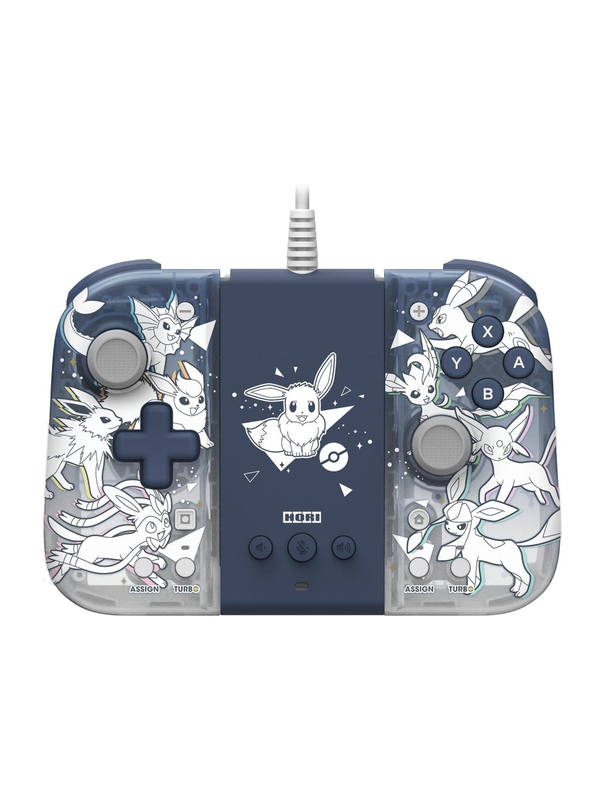 HORI Split Pad Compact Attachment Set (Eevee Evolutions) - Wired Controller - Nintendo Switch