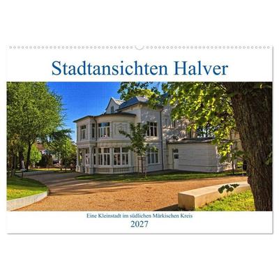 Stadtansichten Halver (Wandkalender 2027 DIN A2 quer), CALVENDO Monatskalender
