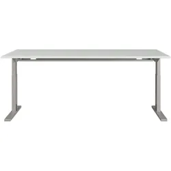 Germania-Werke Schreibtisch höhenverstellbar (mechanisch) »Profiline II« 180 cm grau, 180x80x80 cm