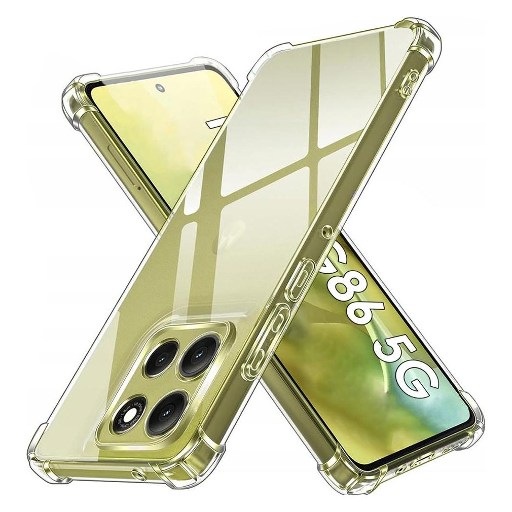 Techsuit - Shockproof Clear Silicone - Motorola Moto G86 - Clear (Motorola Moto G86) (59748976)