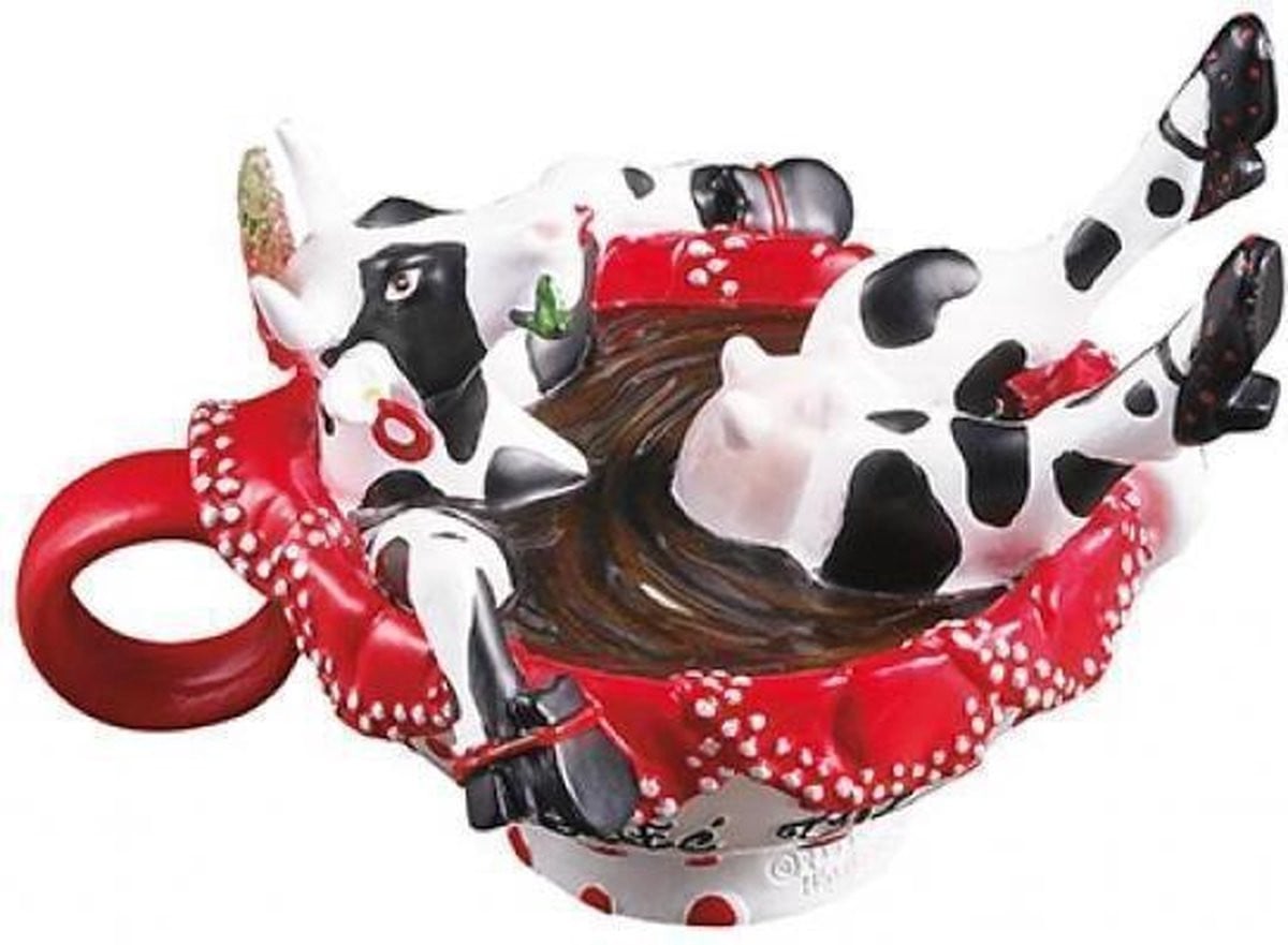 Cowparade Small Café Ole Tabletop decoratie