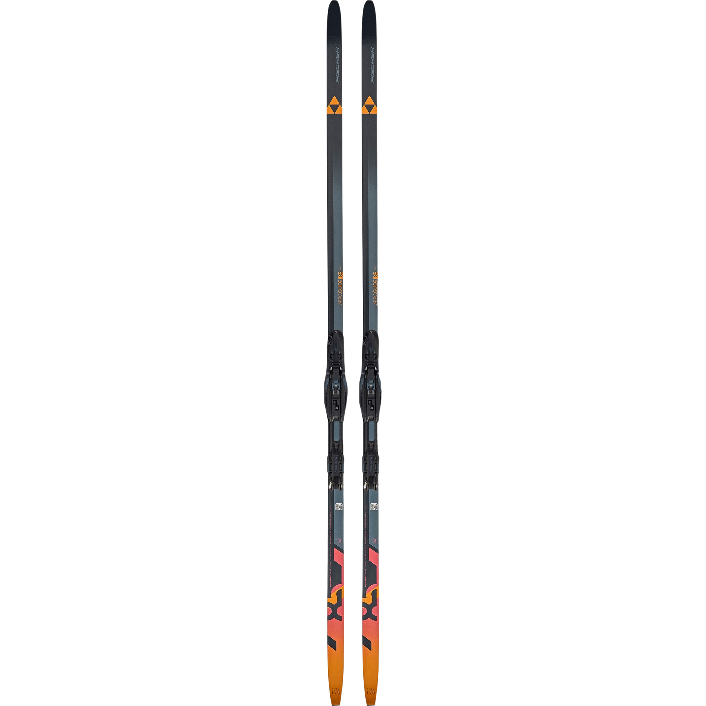 Fischer Aeroguide Skate 85 + Race Skate Skatingset 26/27 Ski grau Größe 175cm Langlauf Skating