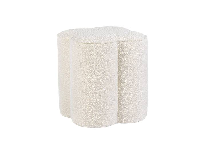 Design Sitzpouf „Donita“ Bouclé Ecru Bizzotto