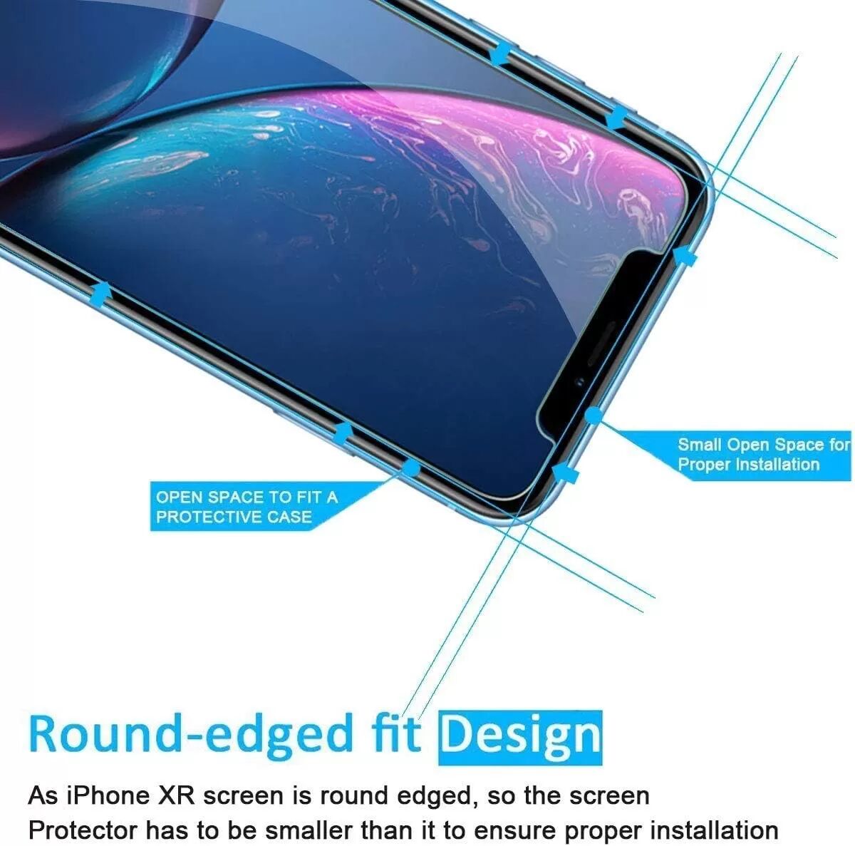 INF Displayschutzfolie iPhone 11 Pro, iPhone X, iPhone XS aus gehärtetem Glas im 2er-Pack