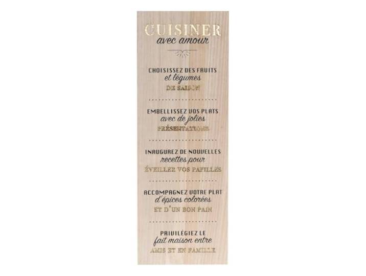 ATMOSPHERA CREATEUR D'INTERIEUR Décoration murale Louison 78 x 28 cm MDF