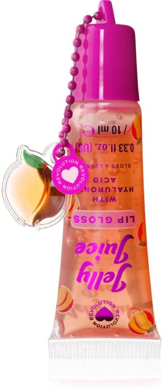 I Heart Revolution Jelly Juice Lip Tubes lip gloss shade Peach 10 ml