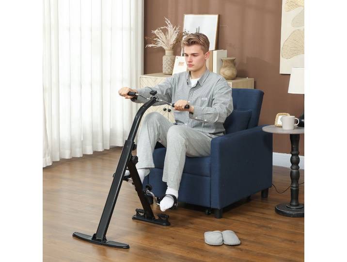 SPORTNOW Cyclette Pliable Réadaptation Jambes/Bras LCD Noir
