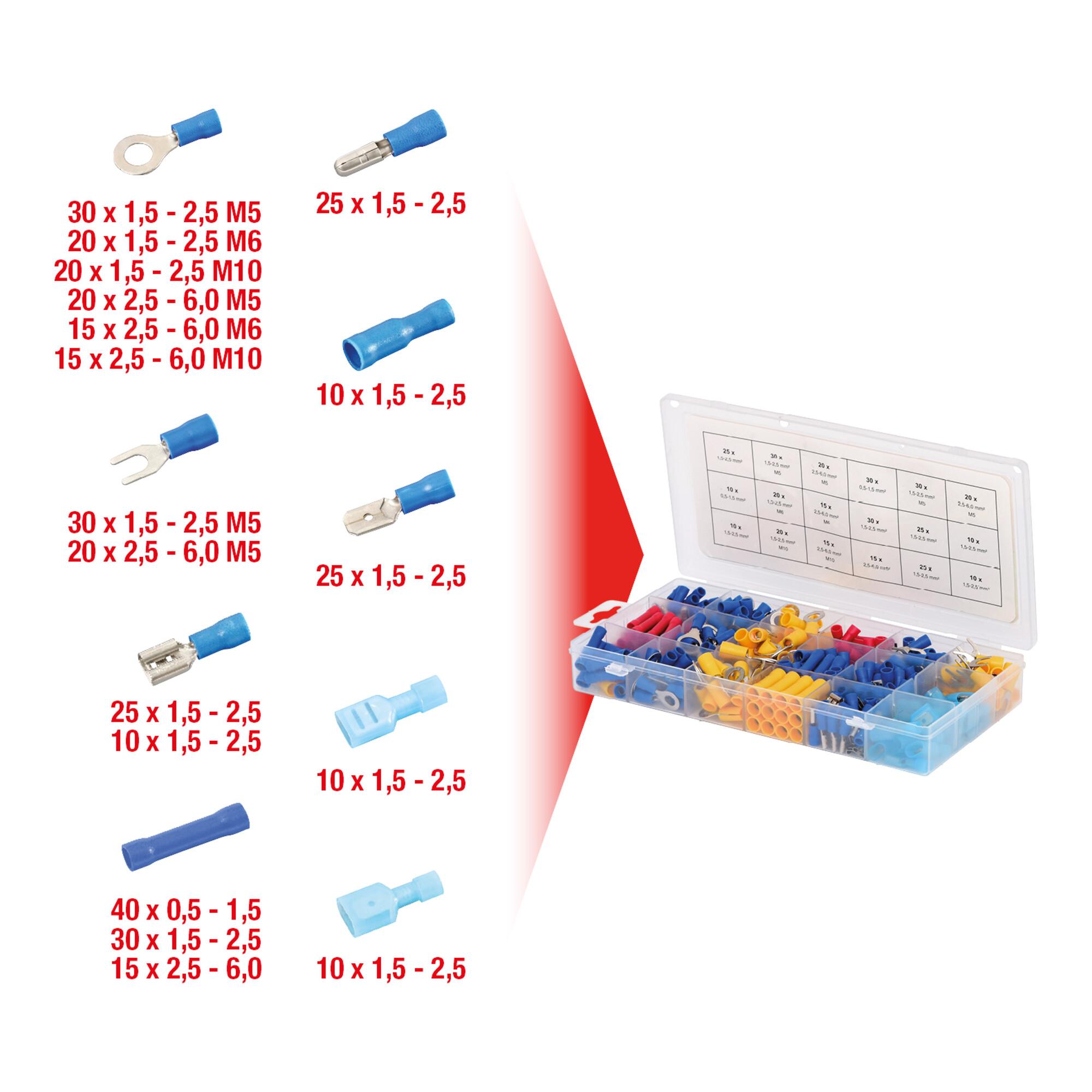 KS Tools Sortiment Quetschverbinder, 360-teilig (970.0300)