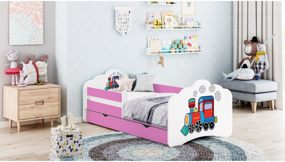 Isabelle & Max Middlet Storage Kids Bed Roses EU Toddler - 80 x 160 cm