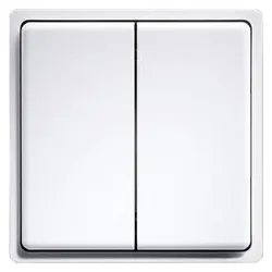 Eltako, Lichtschalter + Storenschalter, Electronics Funk-Minitaster reinweiss FMT55/4-rw