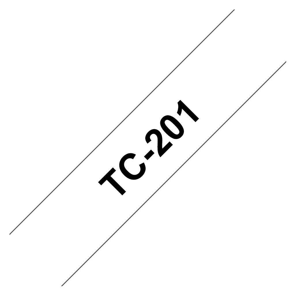 Brother Tc-201 (1.20 cm, Schwarz, Weiss) (TC-201)