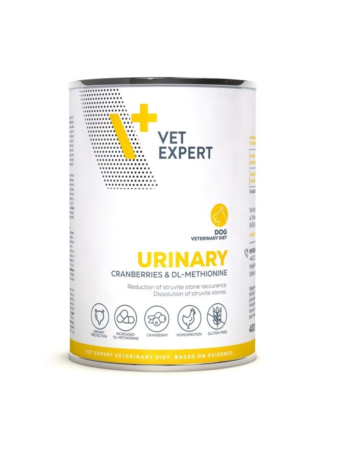 VetExpert Urinary Huhn - Nassfutter für Hunde - 400g