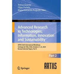Advanced Research in Technologies, Information, Innovation and Sustainability, Fachbücher
