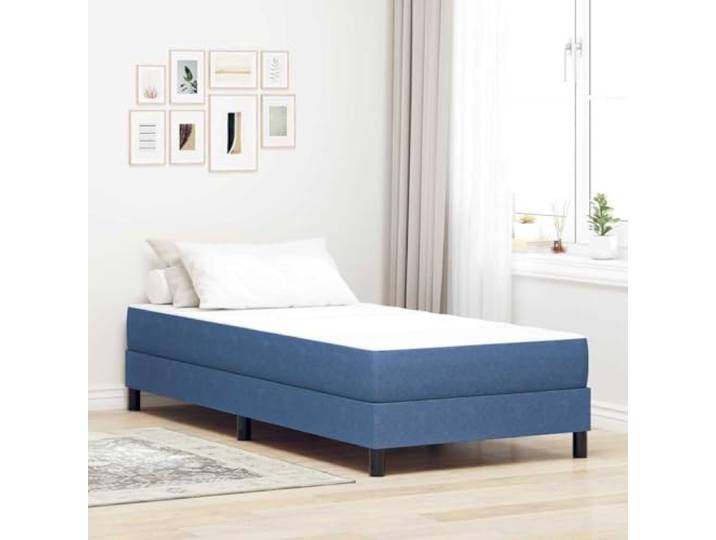 RJPLMFV Matratze, Blau, 90 x 200 cm, Polyestergewebe Taschenfedern, optimale Unterstützung, modernes Design, geringe Pflege, modernes Schlafzimmer