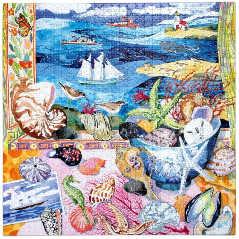 Puzzle 1000 pcs Seashell by the Shore - Eeboo