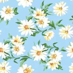 240 Duni Tissue-Servietten 33 x 33 cm Daisies 3-lagig