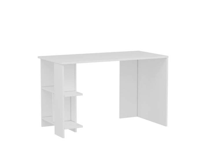 Livetastic Schreibtisch, Weiss, Holzwerkstoff, Uni, rechteckig, 60x73x120 cm, Büromöbel, Schreibtische, Bürotische