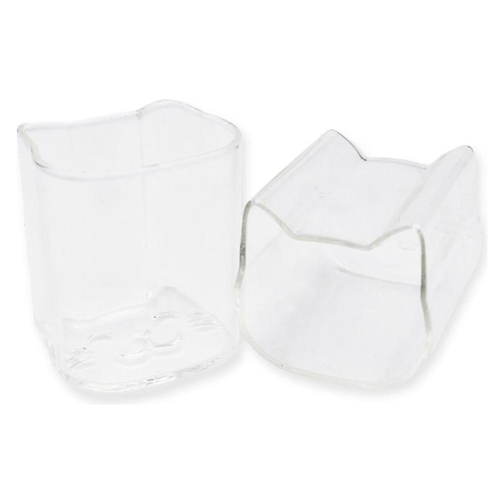 Winkee - Shot Glass Cat Set of 2 - Clear (2x, Schnapsgläser + Shotgläser) (18579)
