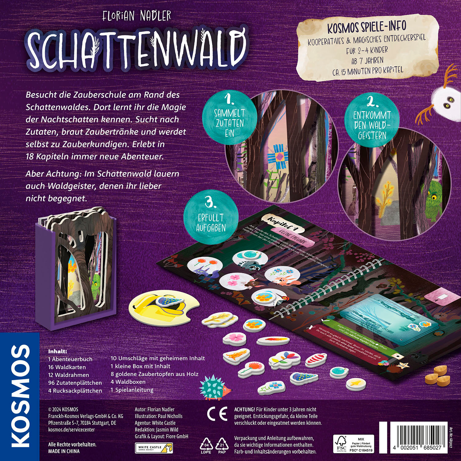 Spiel KOSMOS "Schattenwald", bunt, Spiele, Kinder, Spiel