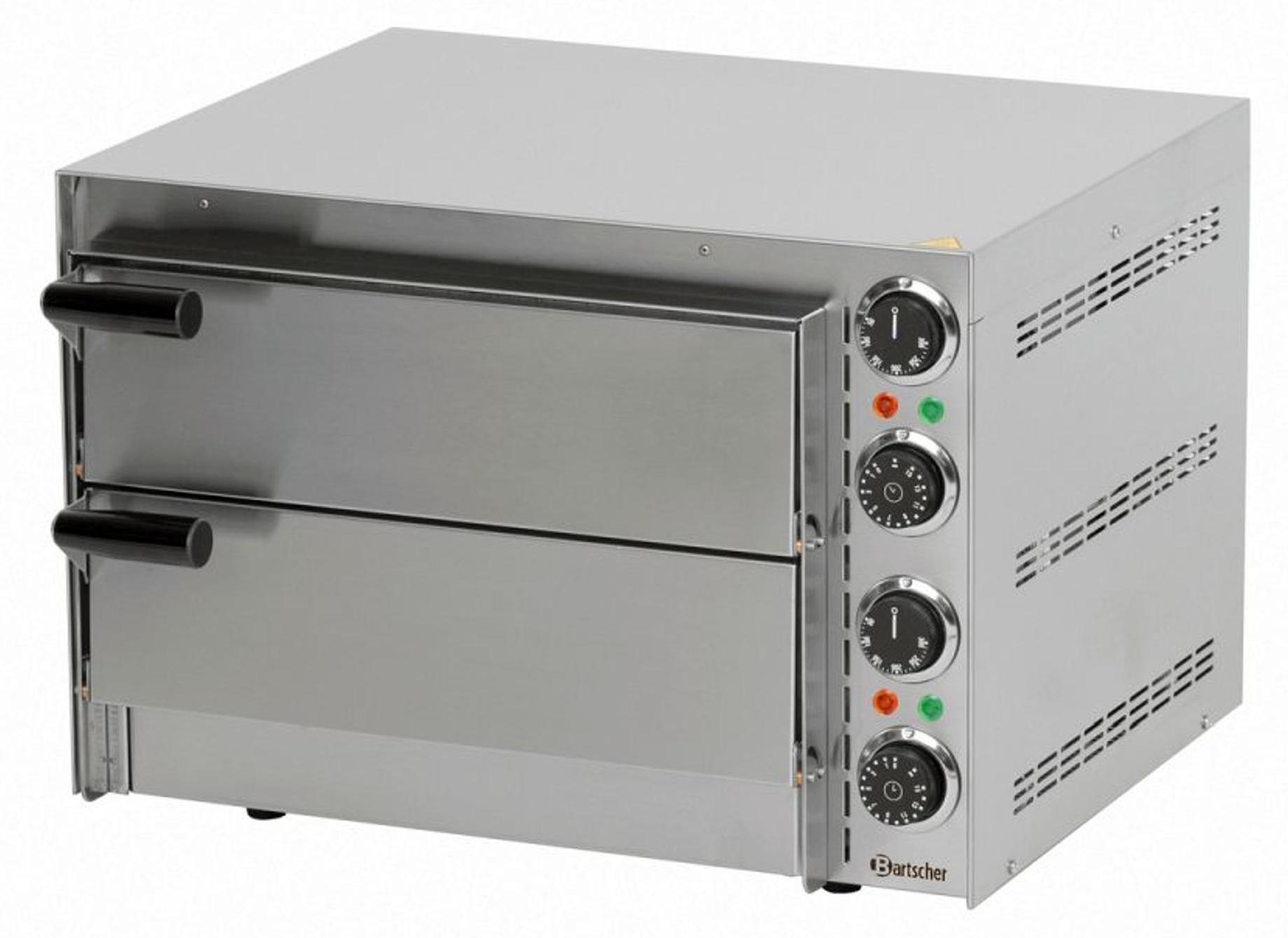 Bartscher Pizzaofen Mini 2, 2 Backkammern