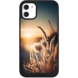Nivocase Handyhülle für Apple iPhone 11 Hülle NIVOpure Case Schwarz Natur Sonne Pampasgras (Apple iPhone 11), Smartphone Hülle, Schwarz