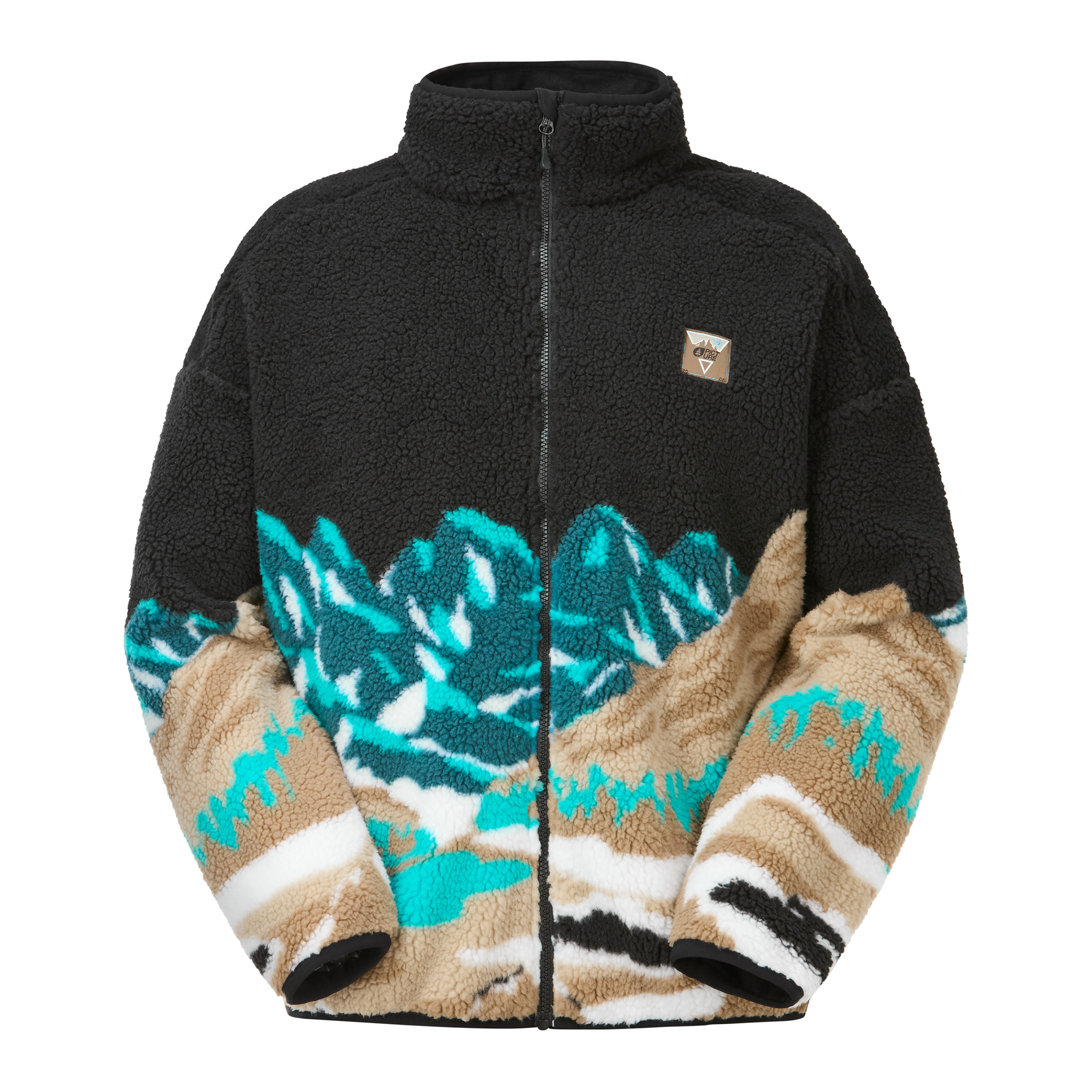 Picture Hafdals Fleece Herren Fleecejacke beige Größe S Lifestyle Hautfreundlich