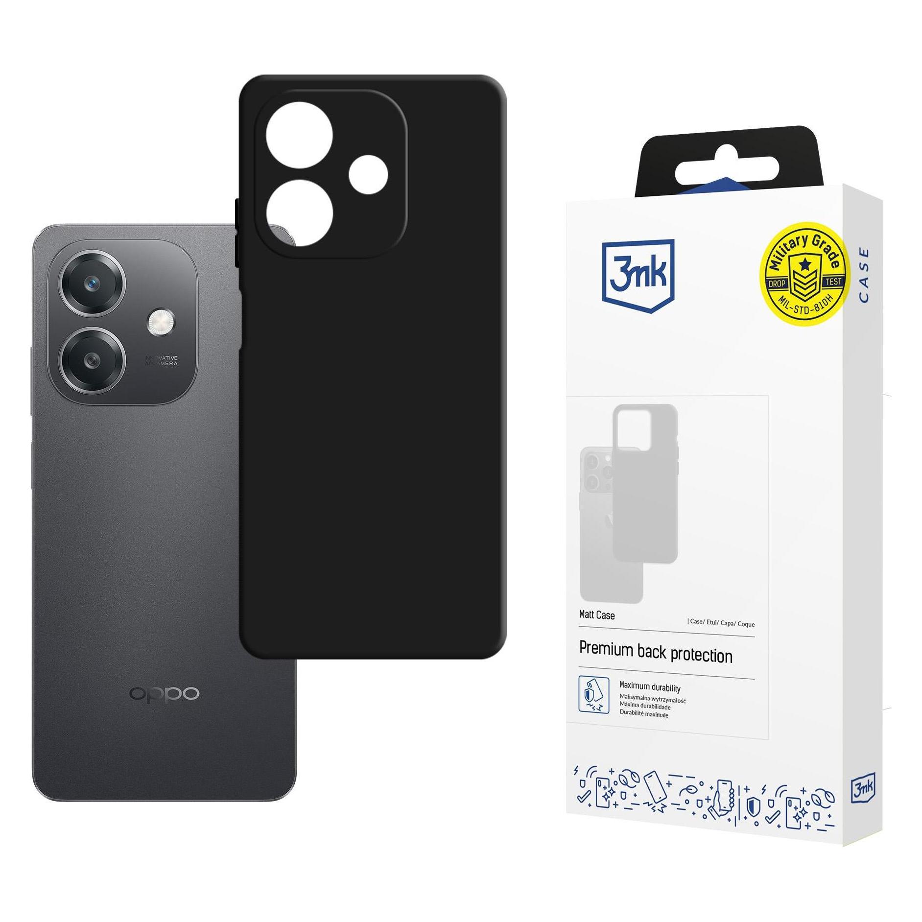 3MK Oppo A40 / A40M / A3 4G - Matt Case (Oppo A40, Oppo A40M) (W-3MatCas-OA40MA3)