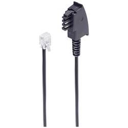 Shiverpeaks DSL Anschlusskabel [1x TAE-F-Stecker - 1x RJ11-Stecker 6p2c] 3 m Schwarz BS70000-3